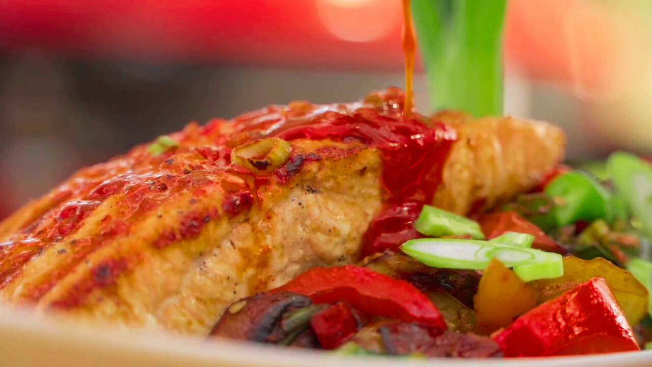 Gochujang Salmon Kamado Joe